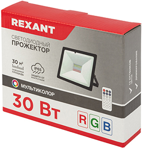 led прожектор RGB Rexant 605-012 - упаковка