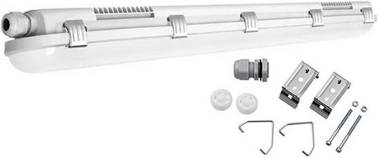 линейный led светильник Ledvance DP 1200 32W 840 IP65 GY - внешний вид