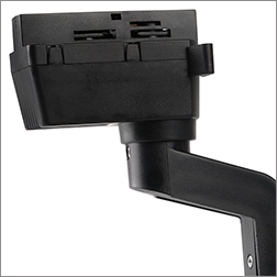 led светильник трековый 1-фазный Jazzway PTR 0130-2 черный - трековый адаптер