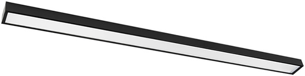 линейный led светильник Jazzway PSO-01 24w 4000K Black 1200х70 IP40 - внешний вид