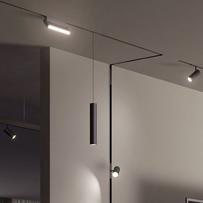 шинопровод 1-фазный низковольтный накладной Jazzway MTR16 - пример установки