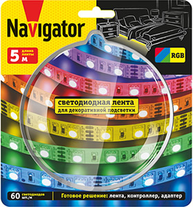 led лента 5м Navigator NLS-SET-04 - упаковка