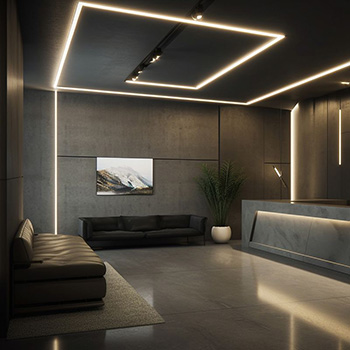 led лента Jazzway PLS PRO 2835/280-24V-20mm 4000K IP20 - пример использования