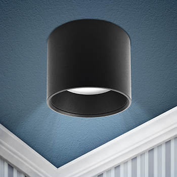 cветильник накладной OL8 GX53 BK "Эра" - пример установки