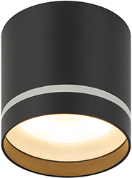 cветильник накладной OL9 GX53 BK/WH "Эра" - внешний вид