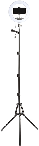 напольный кольцевой led светильник "Эра" LRT-1010 Kit MoonLight 10" с держателем для телефона