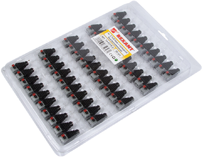 разъем питания DC гнездо 2,1 x 5,5 мм Rexant 14-0315-2 с быстрозажимной колодкой - упаковка 50 шт.