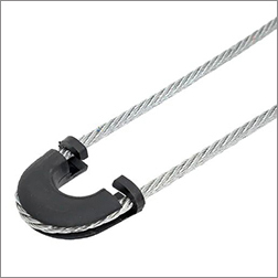 зажим анкерный клиновой PA1000 1x25-35 кв.мм EKF - трос из нержавеющей стали