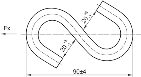 крюк промежуточный КП-500 IEK - размеры