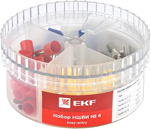 набор наконечников НШВИ №4 EKF - упаковка