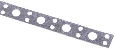 лента монтажная перфорированная прямая оцинкованная Rexant 07-7120-4 - внешний вид