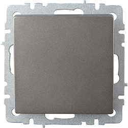 выключатель 1-клавишный IEK ВС10-1-0-БрС Brite - внешний вид