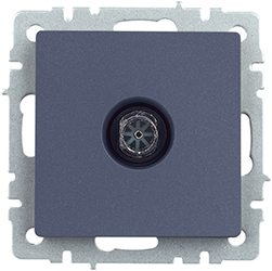 розетка ТВ оконечная IEK РТВ11-0-БрМ Brite - внешний вид