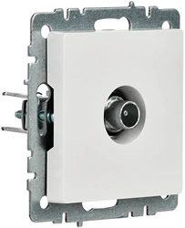 розетка ТВ проходная IEK РТВ10-0-БрБ Brite - внешний вид