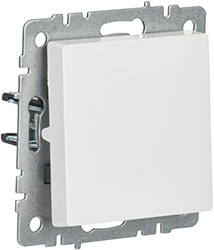 выключатель 1-клавишный IEK ВС10-1-0-БрБ Brite - внешний вид