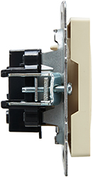 розетка 1-местная IEK РС10-1-0-БрКр Brite - внешний вид