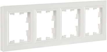 рамка 4-постовая IEK РУ-4-БрБ Brite - внешний вид
