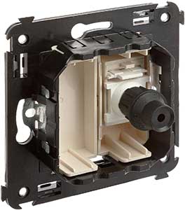 розетка TV одиночная DKC Avanti - вид сзади