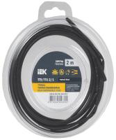 купить Трубка ТУТнг-LS 2/1мм черный 2м инд.упаковка IEK в Йошкар-Оле Трубка ТУТнг-LS 2/1мм черный 2м инд.упаковка IEK