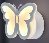 купить Светильник настенный (бра) свд 20Вт 2750К-5850К 1500лм белый Rivoli бабочка модерн в Йошкар-Оле Светильник настенный (бра) свд 20Вт 2750К-5850К 1500лм белый Rivoli бабочка модерн