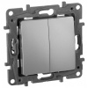 купить Этика алюминий выключатель 2кл скрытая 10А IP20  в Йошкар-Оле Этика алюминий выключатель 2кл скрытая 10А IP20