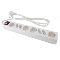 купить Удлинитель 8-мест 1,5м ПВС 3*1,5 белый выкл TDM   в Йошкар-Оле Удлинитель 8-мест 1,5м ПВС 3*1,5 белый выкл TDM