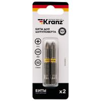 Биты PH2*50мм Kranz 2шт