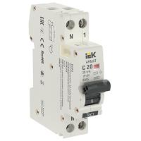 Дифавтомат 2Р 20А C 30мА 6кА B06S 1мод IEK ARMAT