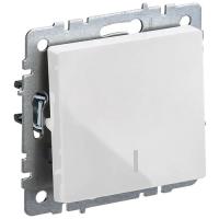 купить Брайт белый переключатель 1кл с подсветкой скрытая 10А IP20  в Йошкар-Оле Брайт белый переключатель 1кл с подсветкой скрытая 10А IP20