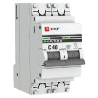 купить Автомат 2Р 40А C 4,5кА ВА47-63 EKF PROxima  в Йошкар-Оле Автомат 2Р 40А C 4,5кА ВА47-63 EKF PROxima