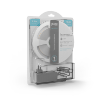 Лента свд 12В 12Вт/м 120свд/м 4000К 1200лм/м 2835 IP65 Gauss 5м комплект