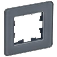 купить Брайт стекло графит рамка 1-ая универсально  в Йошкар-Оле Брайт стекло графит рамка 1-ая универсально