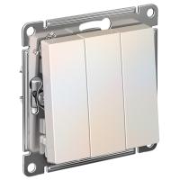 AtlasDesign жемчуг выключатель 3кл скрытая 10А IP20 
