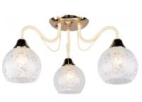 купить Светильник потолочный (люстра) 3*60Вт E27 слоновая кость/золото/белый  в Йошкар-Оле Светильник потолочный (люстра) 3*60Вт E27 слоновая кость/золото/белый