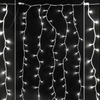 купить Гирлянда занавес 1,5*1,5м белый 368свд IP20 прозрачный провод (до 8мод) в Йошкар-Оле Гирлянда занавес 1,5*1,5м белый 368свд IP20 прозрачный провод (до 8мод)
