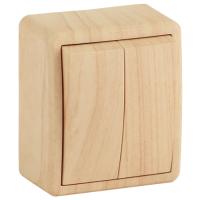 купить Эксперт сосна выключатель 2кл открытая 10А IP20  в Йошкар-Оле Эксперт сосна выключатель 2кл открытая 10А IP20