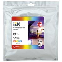 Лента свд 12В 4,8Вт/м 54свд/м RGB 2835 IP20 IEK 5м
