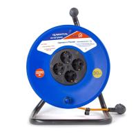 купить Удлинитель 4-мест 30м ПВС 3*1 оранжевый катушка IP20 PlexUp  в Йошкар-Оле Удлинитель 4-мест 30м ПВС 3*1 оранжевый катушка IP20 PlexUp