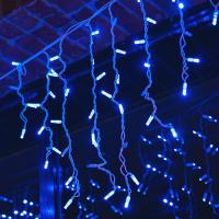 купить Гирлянда бахрома 3*0,7м синий 200свд IP67 белый провод эффект мерцания каучук в Йошкар-Оле Гирлянда бахрома 3*0,7м синий 200свд IP67 белый провод эффект мерцания каучук