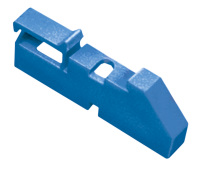 Изолятор шины на DIN рейку синий 2 шт