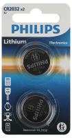 купить Батарейка дисковая CR2032 BL2 Philips в Йошкар-Оле Батарейка дисковая CR2032 BL2 Philips