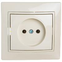 купить Мира бежевый розетка скрытая 1-мест IP20  в Йошкар-Оле Мира бежевый розетка скрытая 1-мест IP20