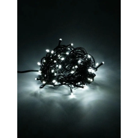 Гирлянда нить 12м теплый белый 120свд с контроллером IP20 зеленый провод 8 режимов