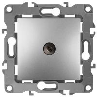 купить ЭРА12 алюминий розетка TV оконечная скрытая 1-ая  в Йошкар-Оле ЭРА12 алюминий розетка TV оконечная скрытая 1-ая