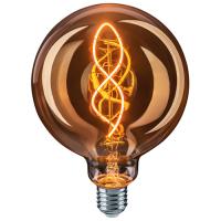 Лампа свд Е27 4Вт 2700К 300лм шар G125 золотистая филамент  Navigator винтаж