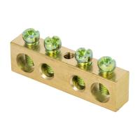 купить Шина нулевая 8*12 4групп без изолятора винтовой по центру EKF  в Йошкар-Оле Шина нулевая 8*12 4групп без изолятора винтовой по центру EKF