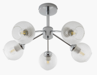 Светильник потолочный (люстра) 5*40Вт E27 хром