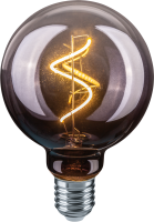 Лампа светодиодная 220В Е27 4Вт 2700К 170лм шар G95 серая филамент Navigator винтаж