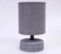 купить Светильник настольный 1*40Вт E14 серый Estares узор/патина в Йошкар-Оле Светильник настольный 1*40Вт E14 серый Estares узор/патина