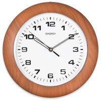 Часы настенные круг коричневый ЕС-13